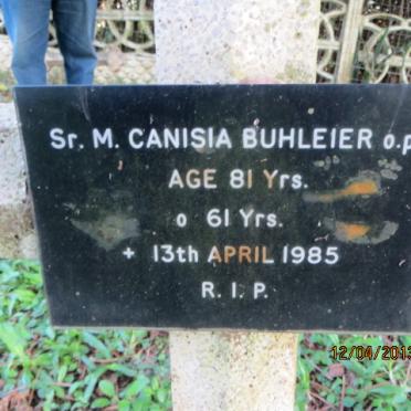 BUHLEIER Canisia -1985