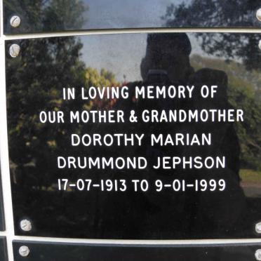 JEPHSON Dorothy Marian Drummond 1913-1999