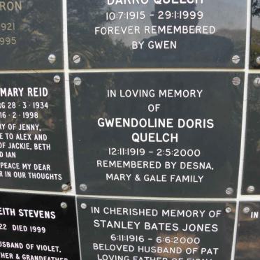 QUELCH Gwendolin Doris 1919-2000