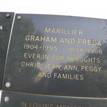 MARILLIER Graham 1904-1995 &amp; Freda 1898-1968