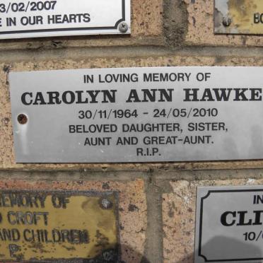 HAWKES Carolyn Ann 1964-2010