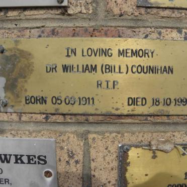 COUNIHAN William 1911-1995