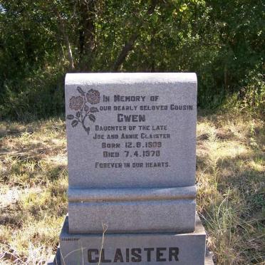 GLAISTER Gwen 1909-1978