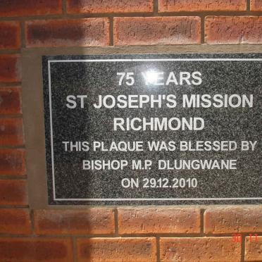 5. 75 years St Joseph's Mission