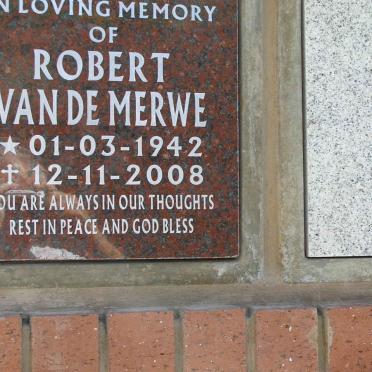 MERWE Robert, van de 1942-2008