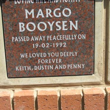 BOOYSEN Margo -1992