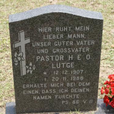 LÜTGE H.E.O. 1907-1988