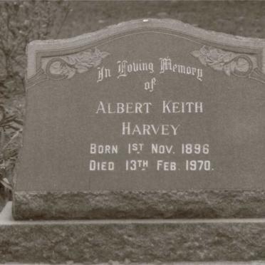 HARVEY Albert Keith 1896-1970