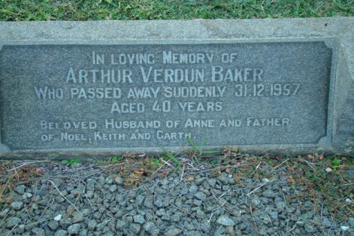 BAKER Arthur Verdun -1957