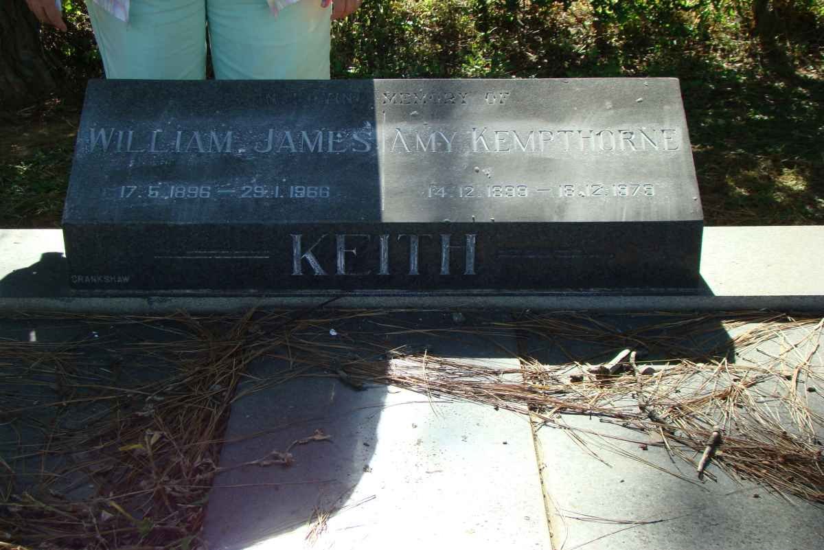 KEITH William James 1896-1966 &amp; Amy Kempthorne 1899-1979