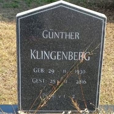 KLINGENBERG Gunther1930-2016