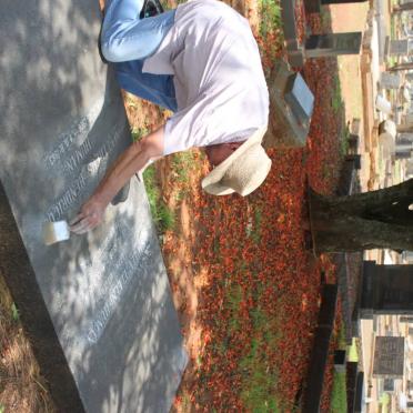 08. Photographer restoring an unclear inscription