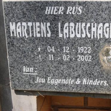 LABUSCHAGNE Martiens 1922-2002