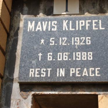 KLIPFEL Mavis 1926-1988