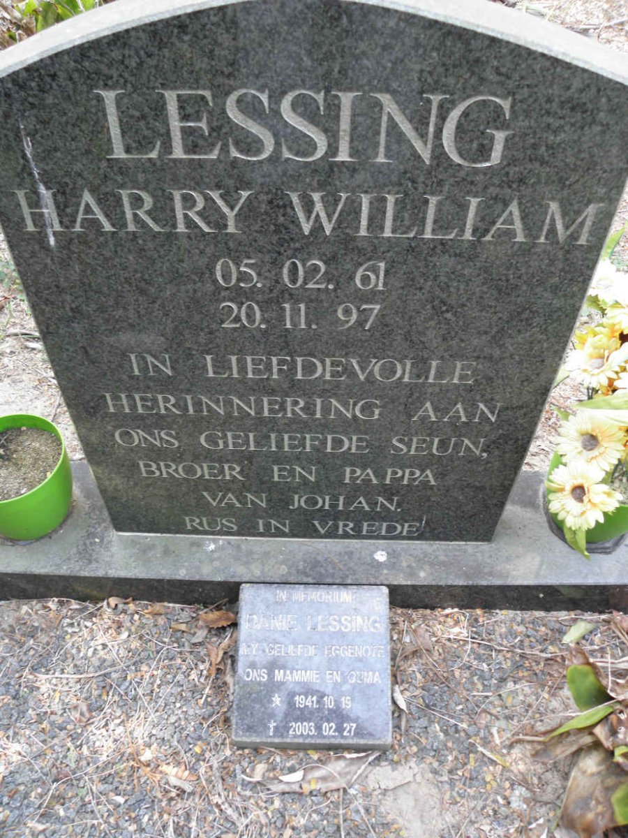 LESSING Harry William 1961-1997