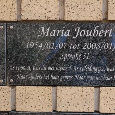 JOUBERT Maria 1954-2008