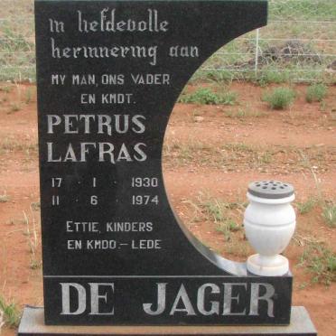 JAGER Petrus Lafras, de 1930-1974