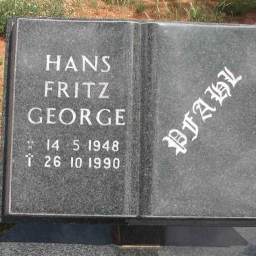 PFAHL Hans Fritz George 1948-1990