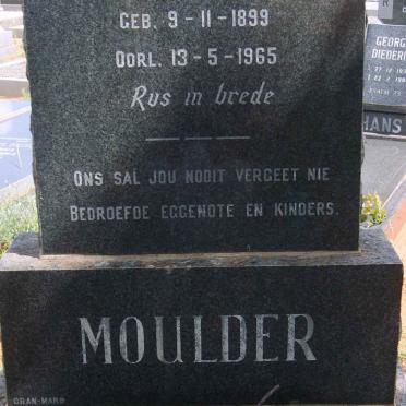 MOULDER Piet Cornelius 1899-1965 :: ROBINSON J.B. 1916-1989