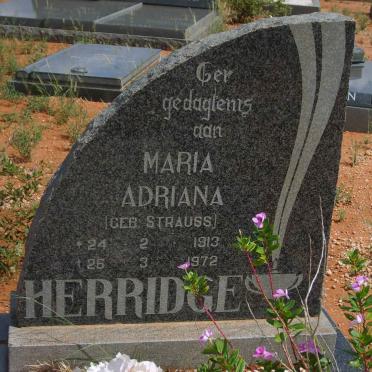 HERRIDGE Maria Adriana 1913-1972