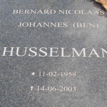 HUSSELMAN Bernard Nicolaas Johannes 1958-2003