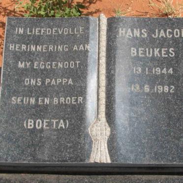 BEUKES Hans Jacob 1944-1982