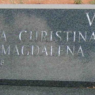 MERWE Johannes Gerhardus Stephanus, van der 1916-1980 &amp; Johanna Christina Maria Magdalena 1928-