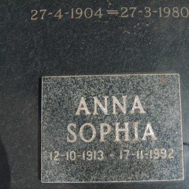 MINNIE Johannes Hendrik 1904-1980 &amp; Anna Sophia 1913-1992 