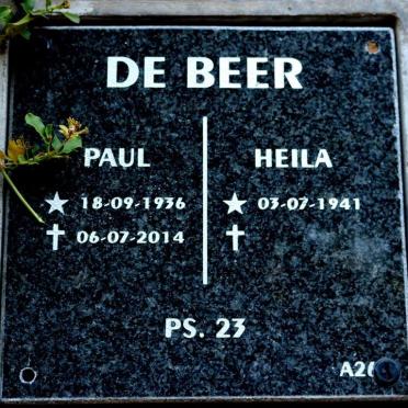 BEER Paul, de 1936-2014 &amp; Heila 1941-