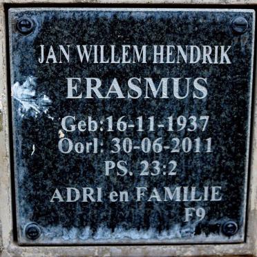 ERASMUS Jan Willem Hendrik 1937-2011