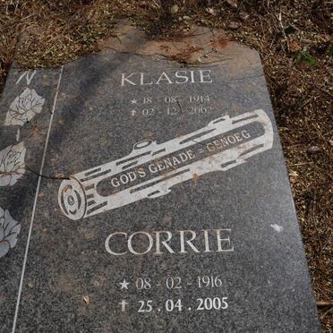 ? Klasie 1914-2002 & Corrie 1916-2005