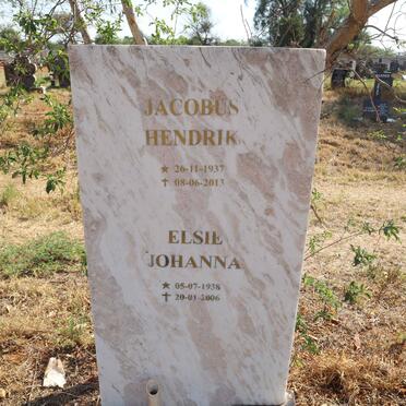 ? Jacobus Hendrik 1937-2013 & Elsie Johanna 1938-2006