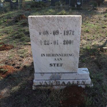 BAALEN Stef, van 1972-2001