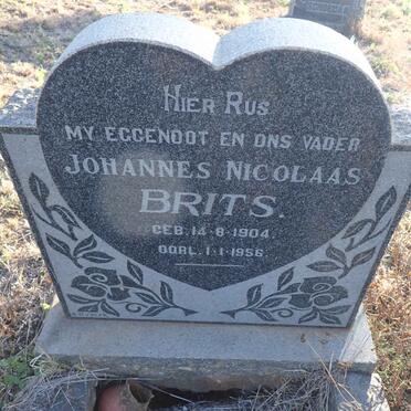 BRITS Johannes Nicolaas 1904-1956