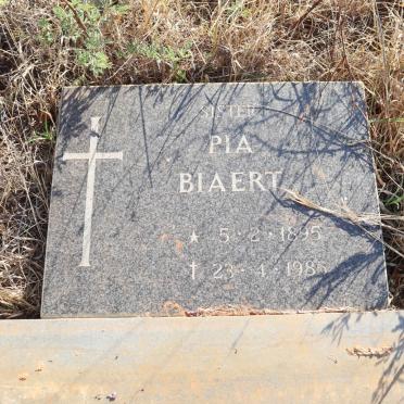 BIAERT Pia 1895-1985