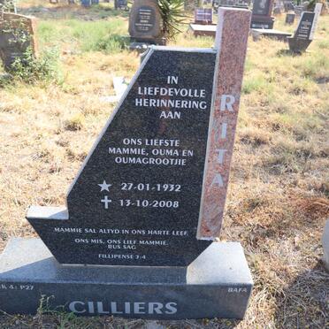 CILLIERS Rita 1932-2008