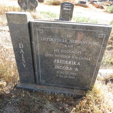 CROUKAMP Frederika Jacoba A. 1934-1990