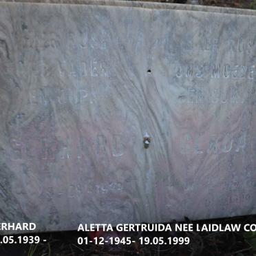 COETZEE Gerhard 1939- & Aletta Gertruida LAIDLAW 1945-1999_2