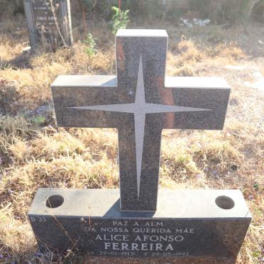 FERREIRA  Alice Afonso 1913-1993