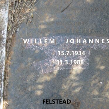 FELSTEAD Willem Johannes 1934-1988