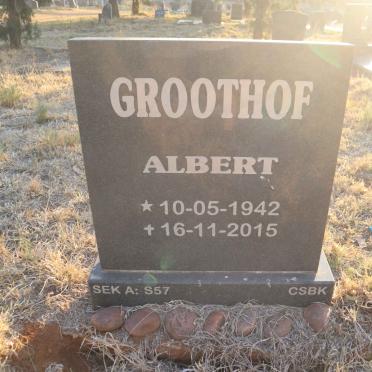 GROOTHOF Albert 1942-2015