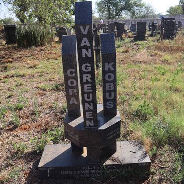 GREUNEN Kobus, van 1943-2003 & Cora 1943-2001