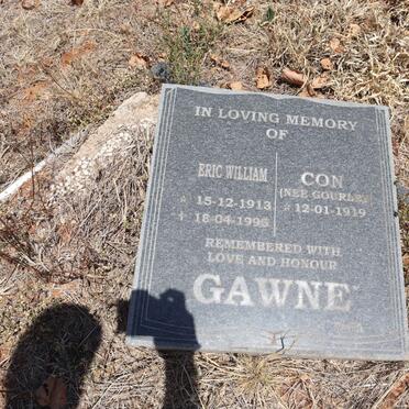 GAWNE Eric William 1913-1995 & Con GOURLEY 1919-
