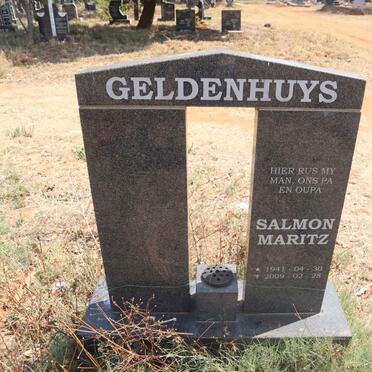 GELDENHUYS Salmon Maritz 1941-2009 :: GELDENHUYS Gavin Philip Salmon _1