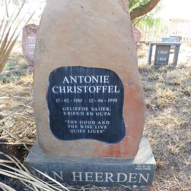 HEERDEN Antonie Christoffel, van 1910-1998