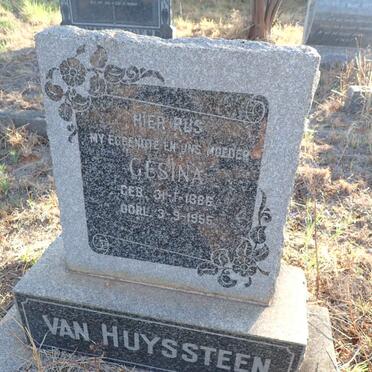 HUYSSTEEN Gesina, van 1886-1856