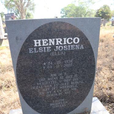 HENRICO Elsie Josiena 1938-2007