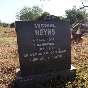 HEYNS Michiel 1911-2006