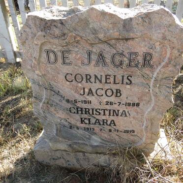 JAGER Cornelis Jacob, de 1911-1996 & Christina Klara 1913-2015