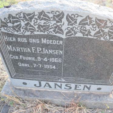 JANSEN Martha F.P. 1866-1954